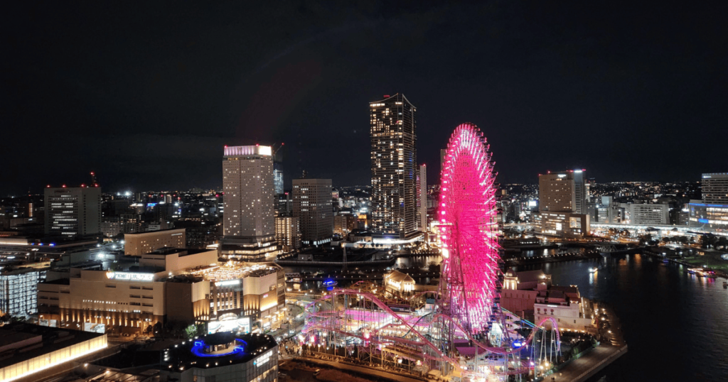 ヨコハマ グランド インターコンチネンタル ホテル　スイート　夜景